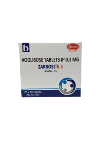 Zarbose 0.3mg Tablet